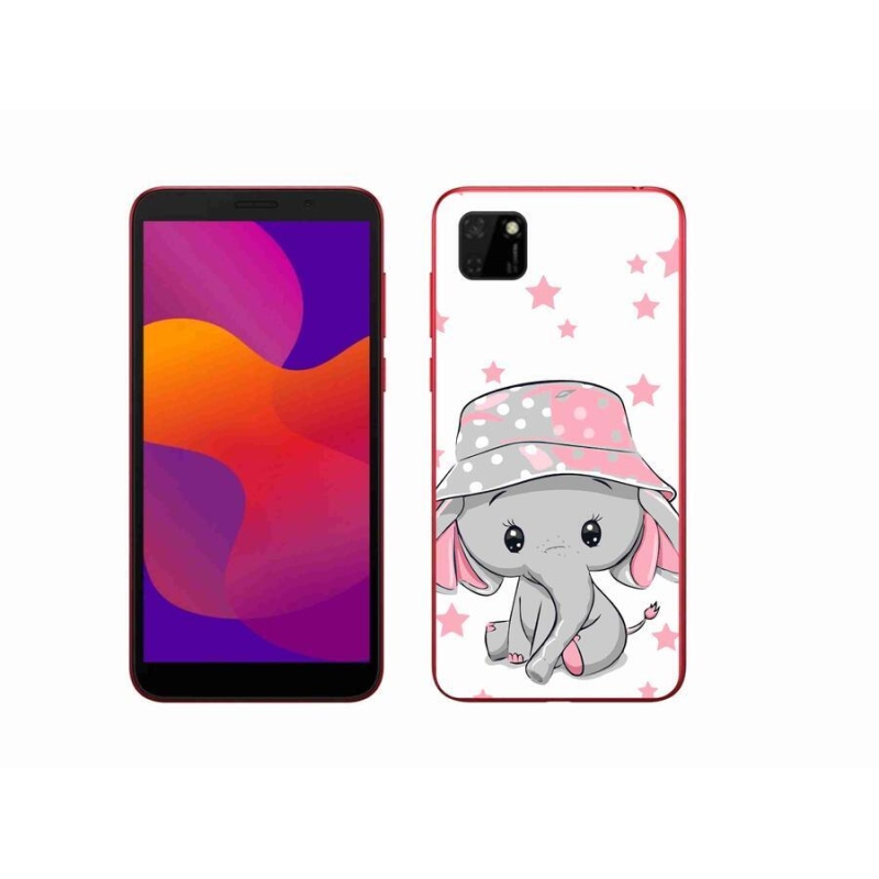 Zselés borítás mmCase a Honor 9S-hez - rózsaszín elefánt