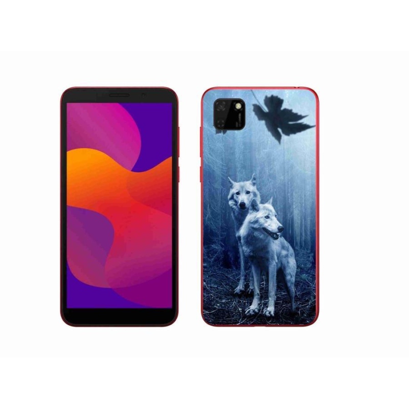 Gél borítás mmCase a Honor 9S-hez - farkasok az erdőben