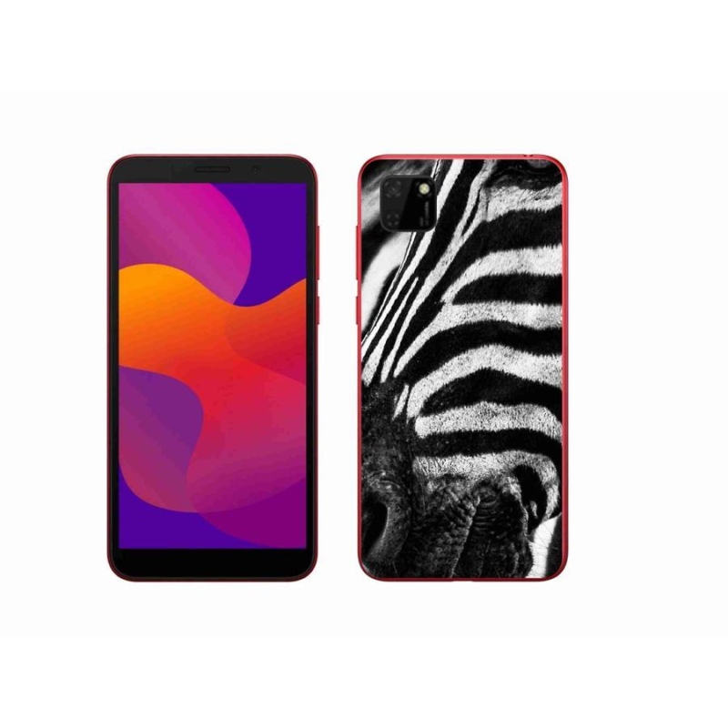 Zselés borítás mmCase a Honor 9S készülékhez - zebra