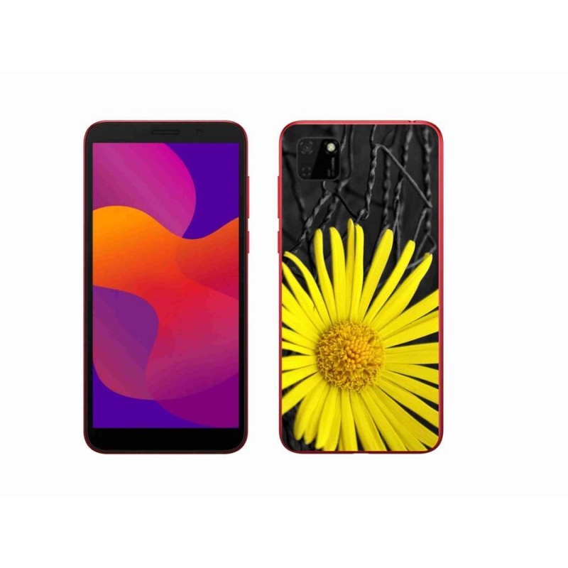 Zselés borítás mmCase a Honor 9S-hez - sárga virág