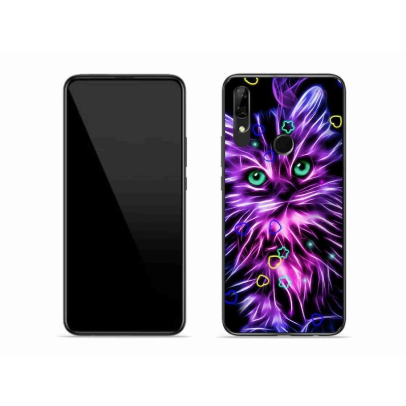 Zselés borítás mmCase a Honor 9X készülékhez - absztrakt macska