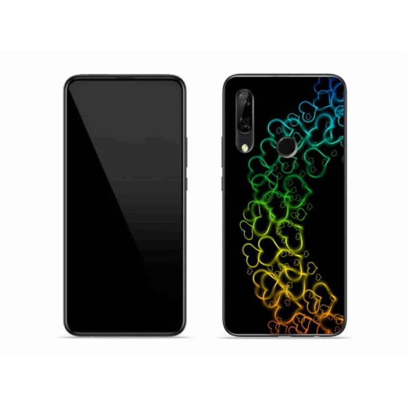 Zselés borítás mmCase a Honor 9X készülékhez - színes szívek