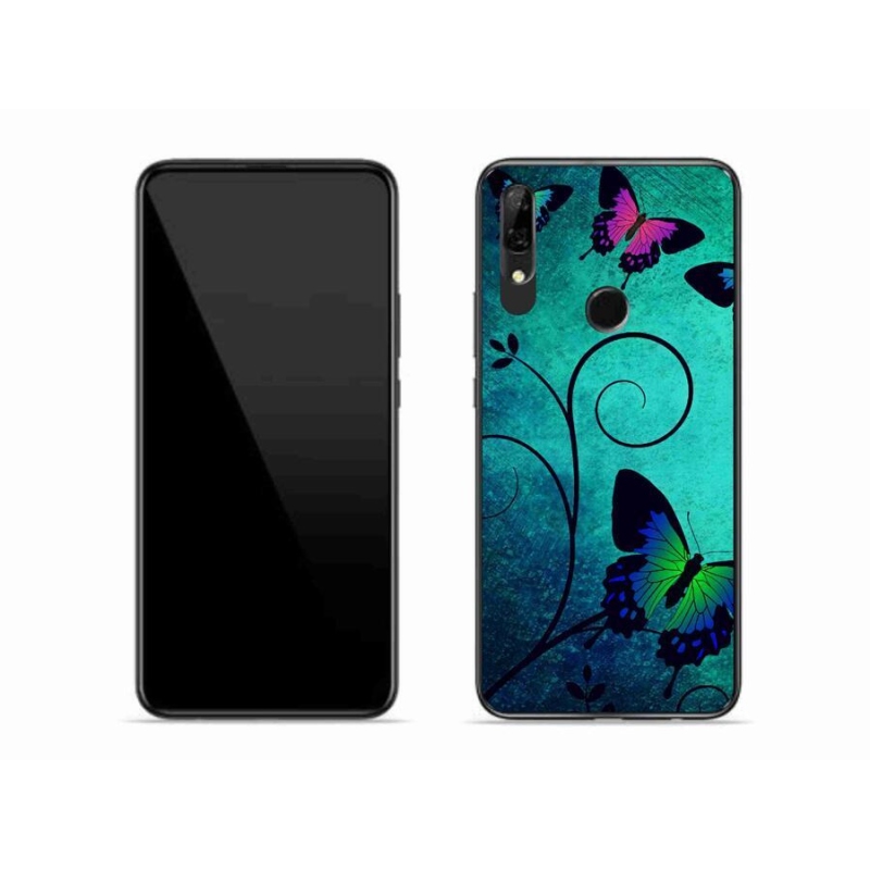Gél borító mmCase a Honor 9X készülékhez - színes pillangók