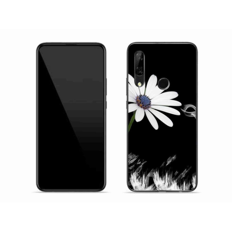 Zselés borítás mmCase a Honor 9X-hez - fehér virág