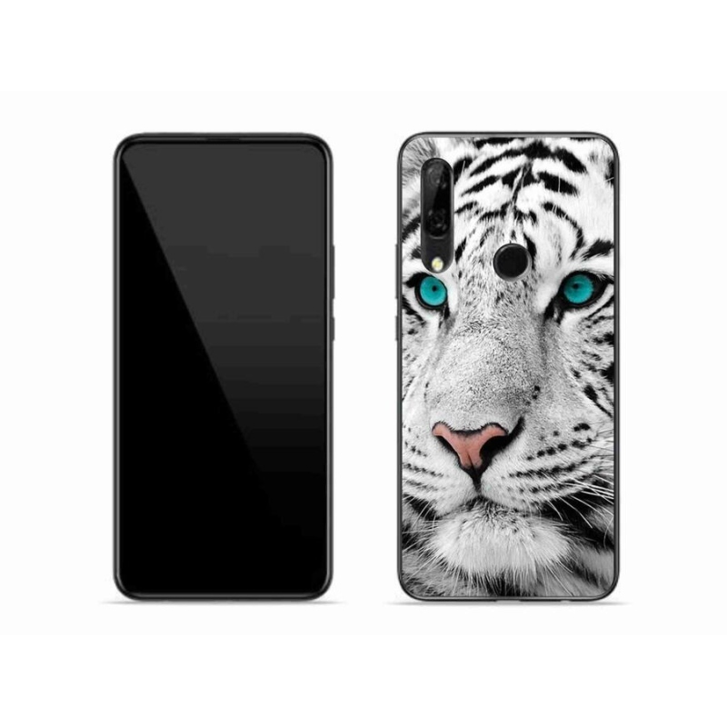 Zselés borítás mmCase a Honor 9X készülékhez - fehér tigris
