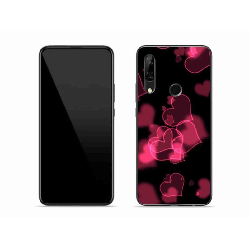 Zselés borítás mmCase a Honor 9X készülékhez - piros szívek