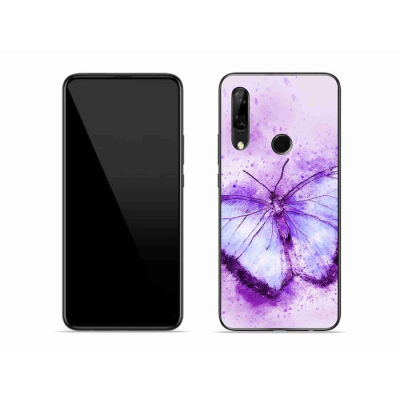 Zselés borítás mmCase a Honor 9X készülékhez - lila pillangó