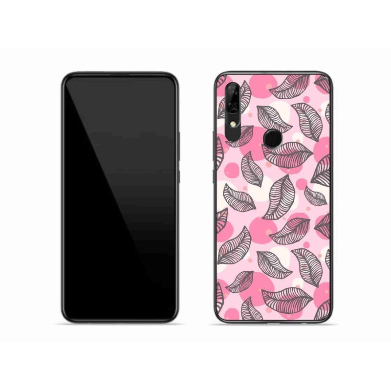 Zselés borító mmCase a Honor 9X-hez - rajzfilmes hulló levelek