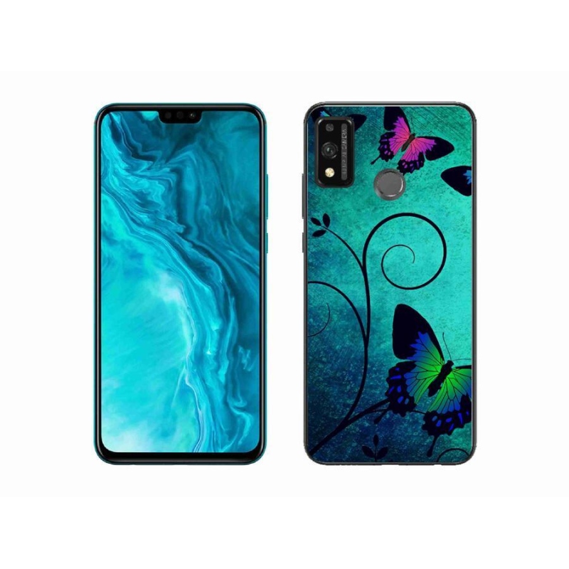 Gél borítás mmCase a Honor 9X Lite készülékhez - színes pillangók