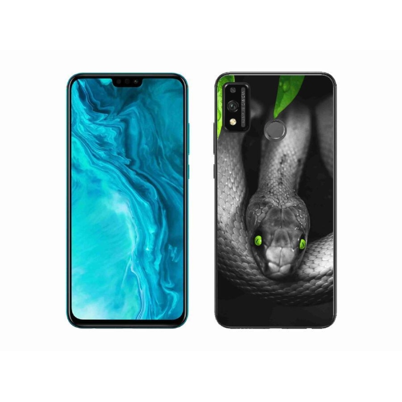 Gél borítás mmCase a Honor 9X Lite készülékhez - kígyó