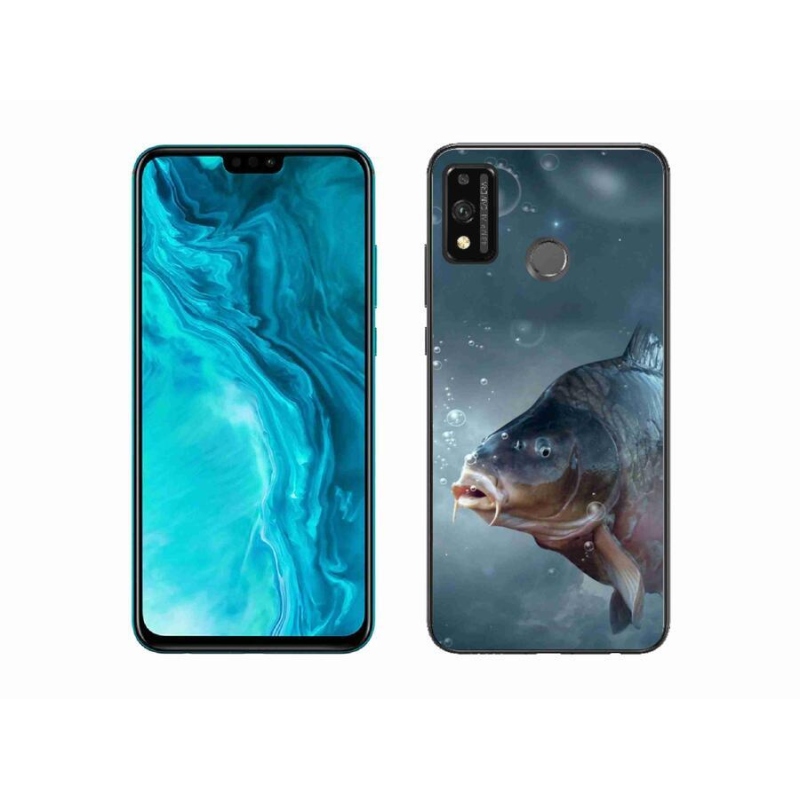 Zselés borítás mmCase a Honor 9X Lite készülékhez - ponty és buborékok