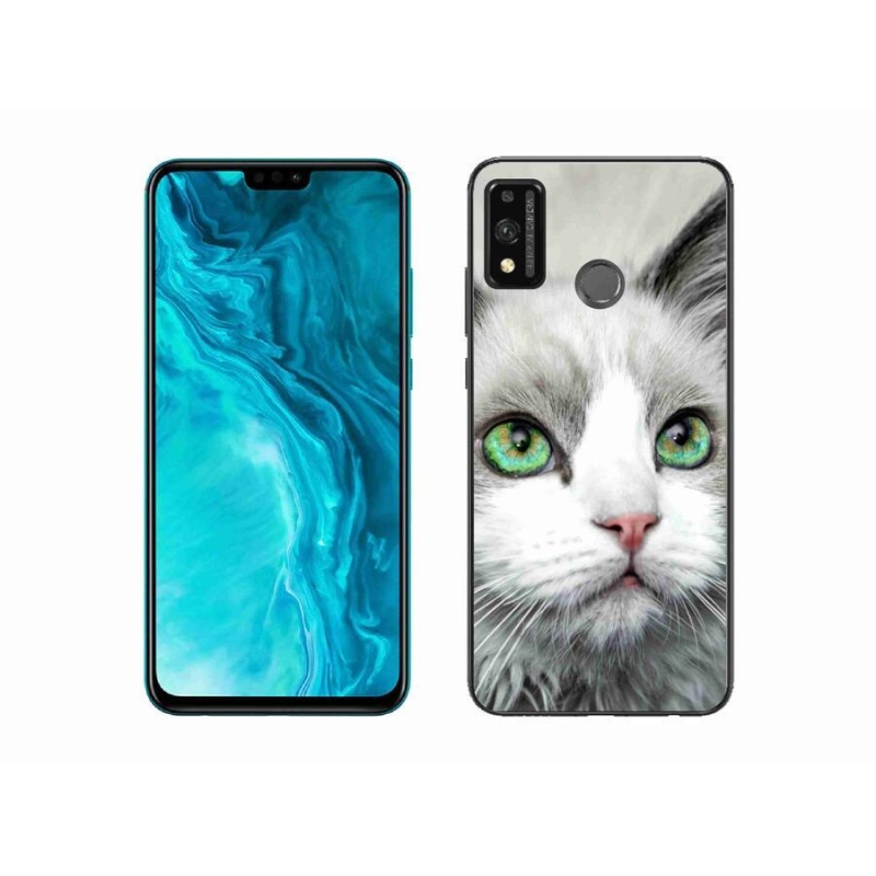 Zselés borítás mmCase a Honor 9X Lite készülékhez - cat view
