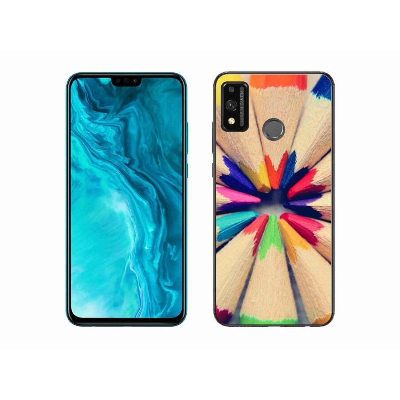 Gél borító mmCase a Honor 9X Lite készülékhez - zsírkréták