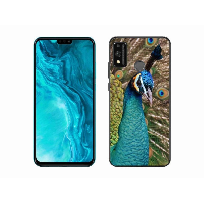 Zselés borítás mmCase a Honor 9X Lite készülékhez - páva