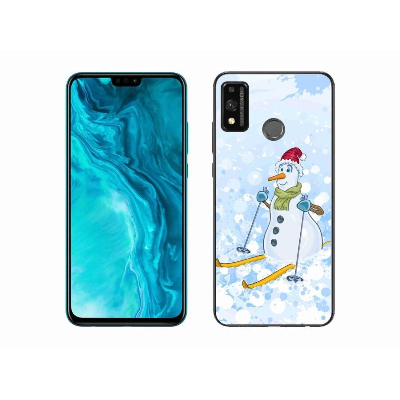Gél borítás mmCase a Honor 9X Lite készülékhez - hóember