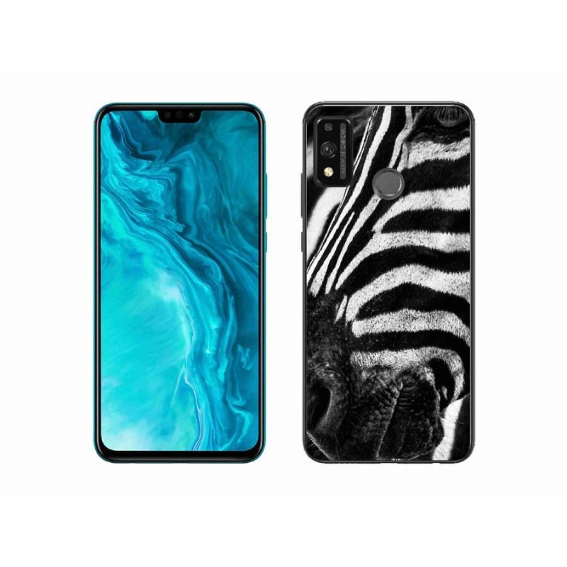 Zselés borítás mmCase a Honor 9X Lite készülékhez - zebra