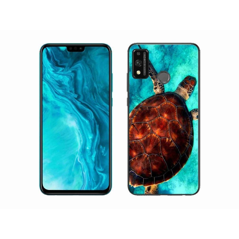 Zselés borítás mmCase a Honor 9X Lite készülékhez - teknősbéka