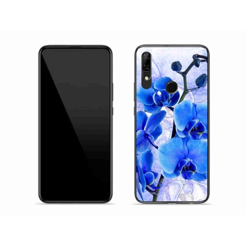 Zselés borítás mmCase a Honor 9X készülékhez - kék virágok
