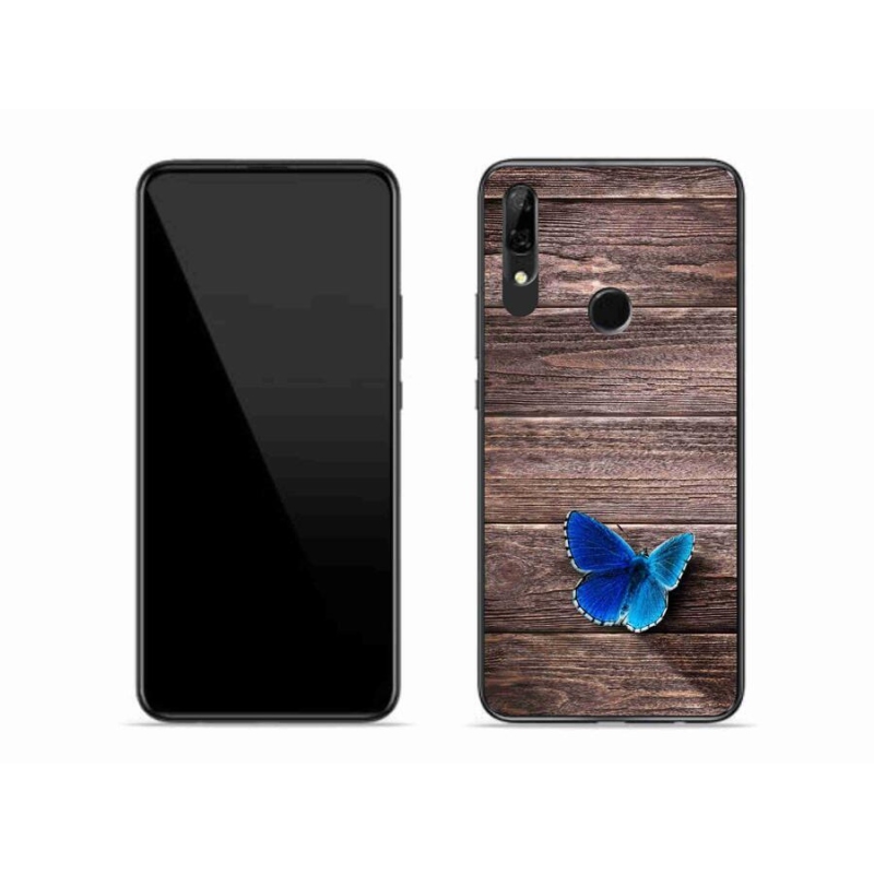 Zselés tok mmCase a Honor 9X-hez - kék pillangó 1