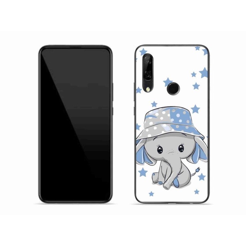 Zselés borítás mmCase a Honor 9X készülékhez - kék elefánt