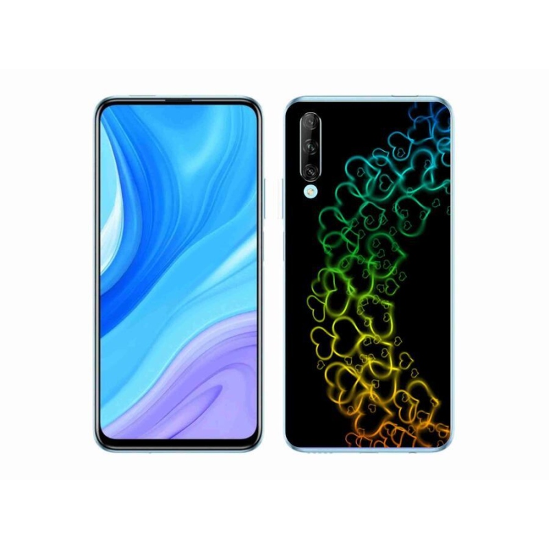 Zselés borítás mmCase a Honor 9X Pro készülékhez - színes szívek