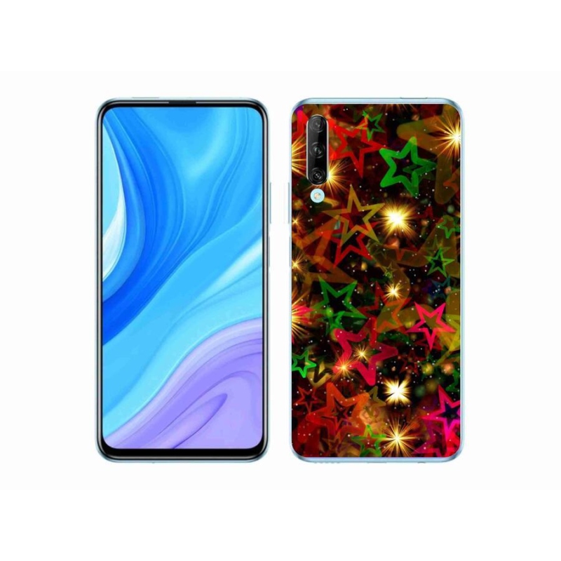 Gél borítás mmCase a Honor 9X Pro készülékhez - színes csillagok
