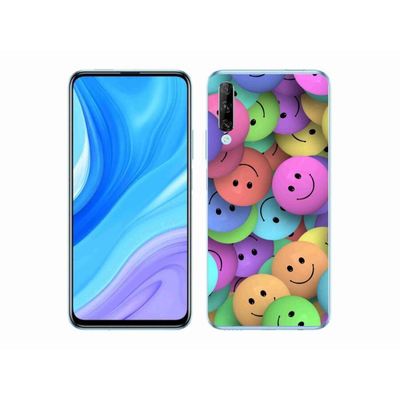 Gél borító mmCase a Honor 9X Pro készülékhez - színes smiley-k