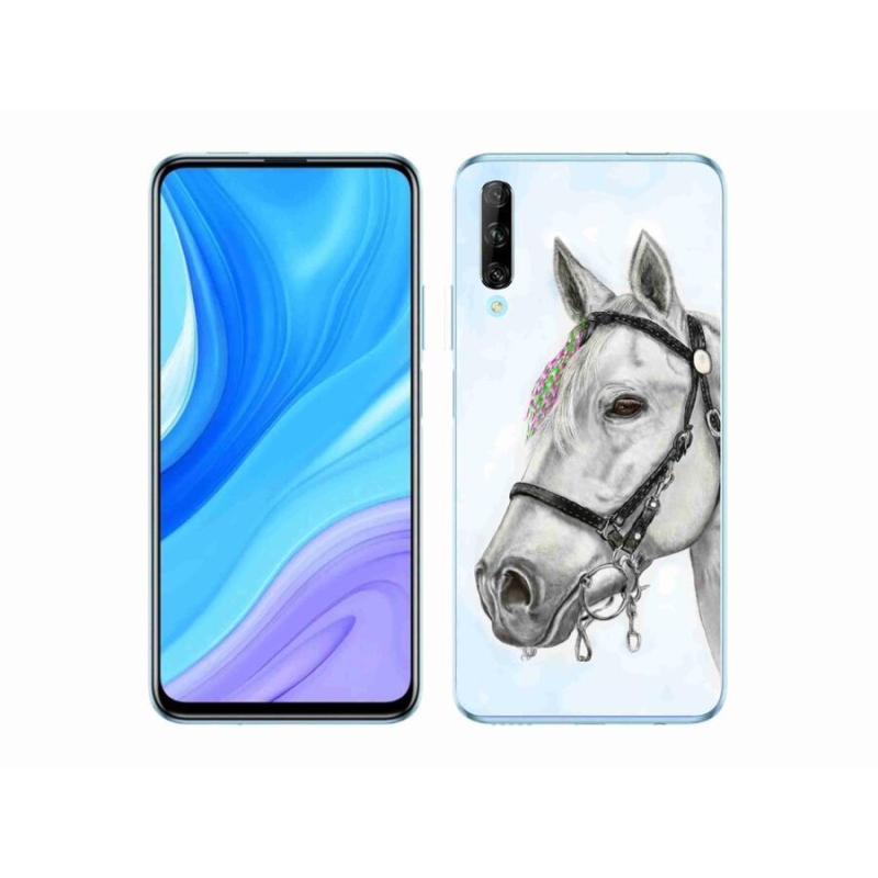 Zselés borítás mmCase a Honor 9X Pro-hoz - fehér ló 1