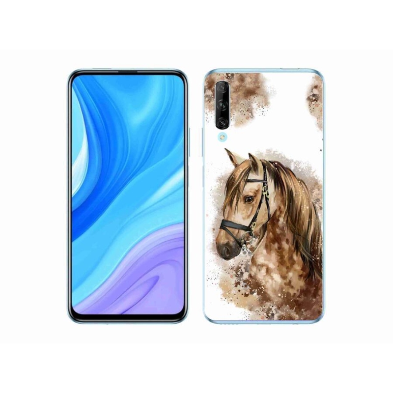 Zselés borítás mmCase a Honor 9X Pro készülékhez - barna rajzfilm ló