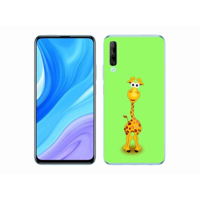 Gél borítás mmCase a Honor 9X Pro készülékhez - rajzfilm zsiráf