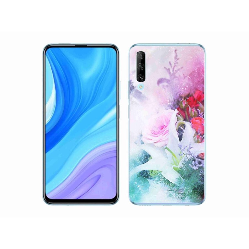 Zselés borítás mmCase a Honor 9X Pro számára - virágok 4