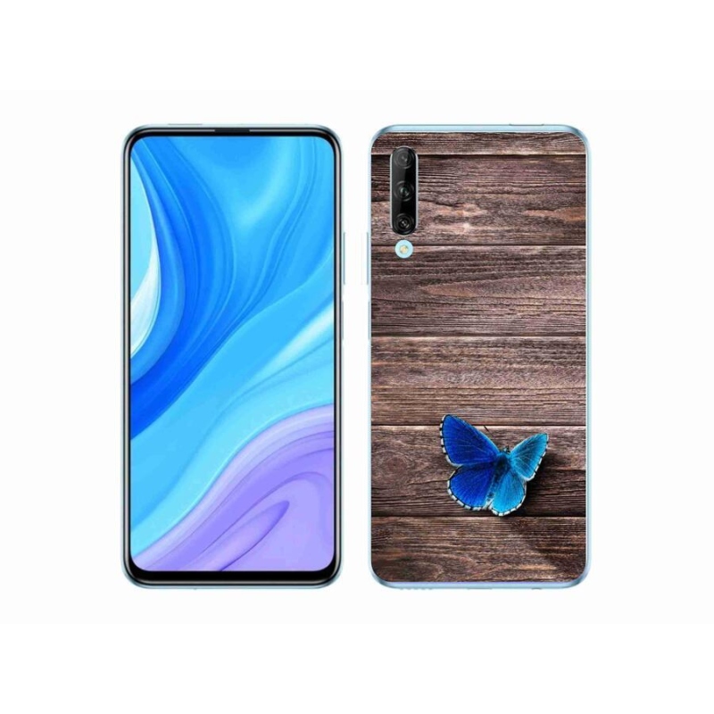 Zselés tok mmCase a Honor 9X Pro-hoz - kék pillangó 1