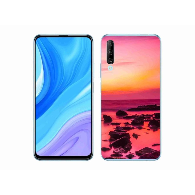 Zselés borítás mmCase a Honor 9X Pro számára - tenger és ragyogás