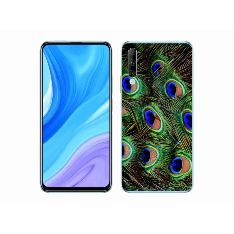 Zselés borítás mmCase a Honor 9X Pro készülékhez - pávatoll