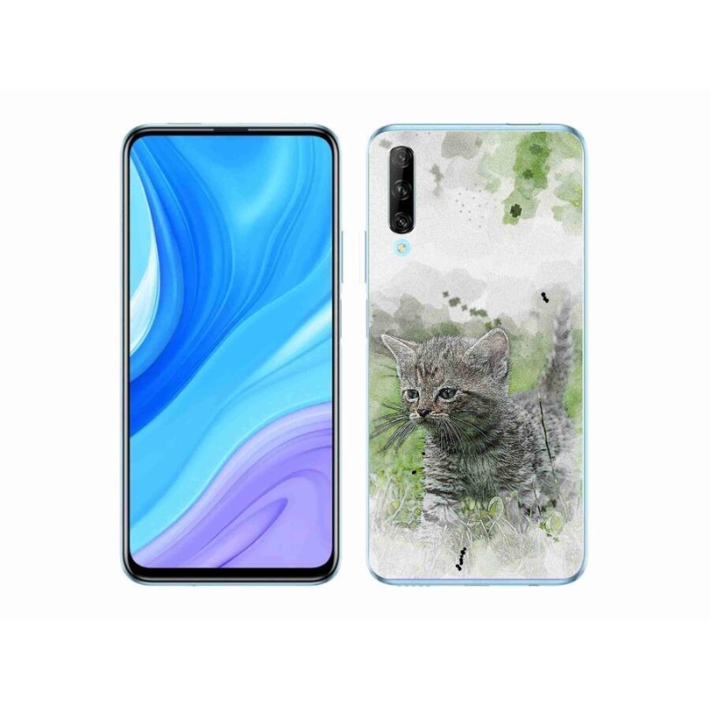 Gél borító mmCase a Honor 9X Pro készülékhez - aranyos cica 1