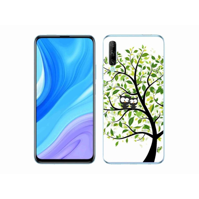 Gél borítás mmCase a Honor 9X Pro számára - baglyok a fán