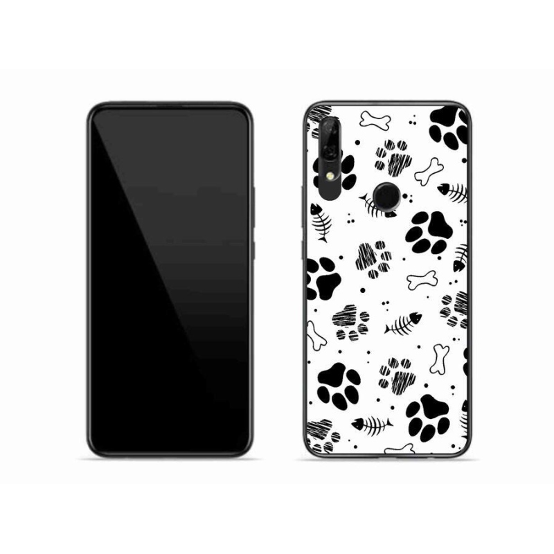 Zselés borítás mmCase a Honor 9X-hez - kutyamancsok 1