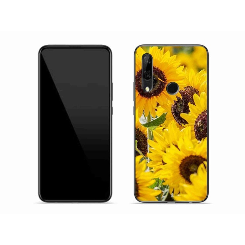 Zselés borítás mmCase a Honor 9X készülékhez - Napraforgó