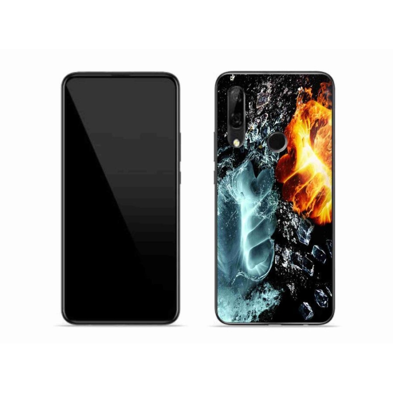 Zselés borítás mmCase a Honor 9X-hez - víz és tűz