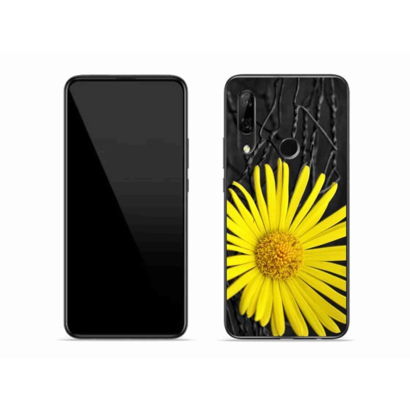 Zselés borító mmCase a Honor 9X-hez - sárga virág