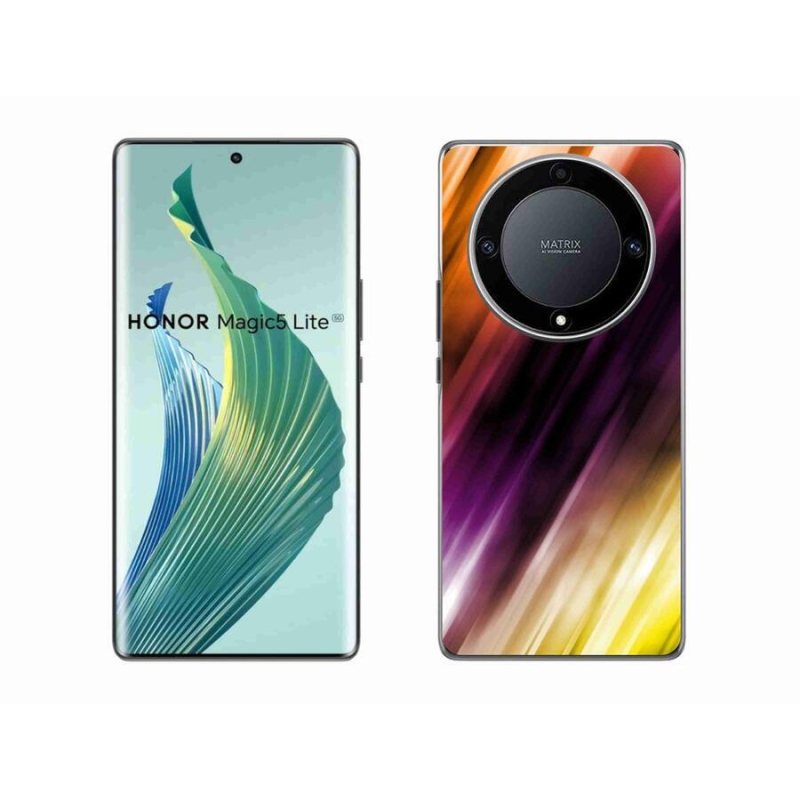 Gél borítás mmCase a Honor Magic 5 Lite 5G számára - absztrakt minta 5