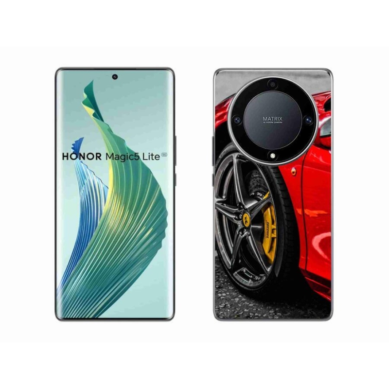 Zselés borítás mmCase a Honor Magic 5 Lite 5G számára - autó 1