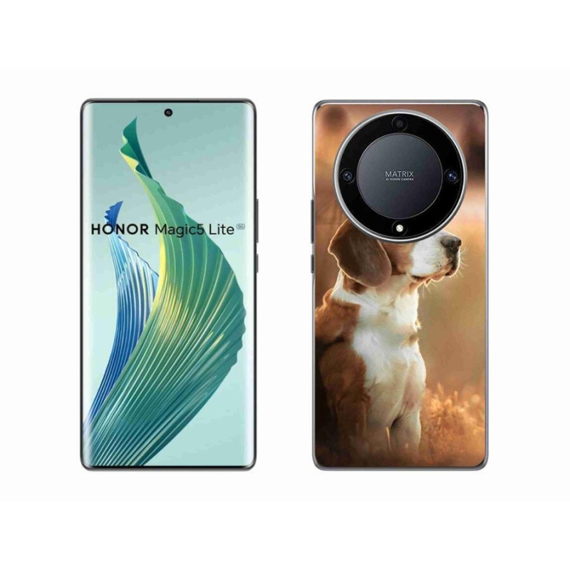 Zselés borítás mmCase a Honor Magic 5 Lite 5G készülékhez - bézs színű