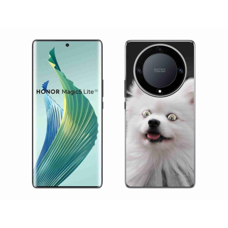 Zselés borítás mmCase a Honor Magic 5 Lite 5G készülékhez - fehér tipp