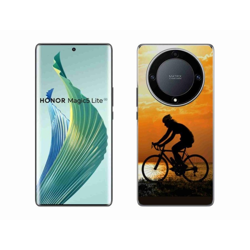 Gél borítás mmCase a Honor Magic 5 Lite 5G számára - kerékpározás