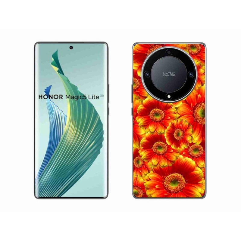 Zselés borítás mmCase a Honor Magic 5 Lite 5G készülékhez - gerbera 1