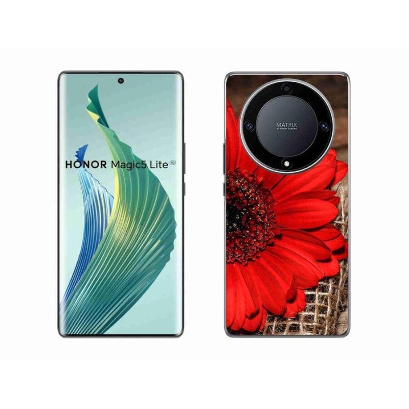 Gél borítás mmCase a Honor Magic 5 Lite 5G készülékhez - gerbera