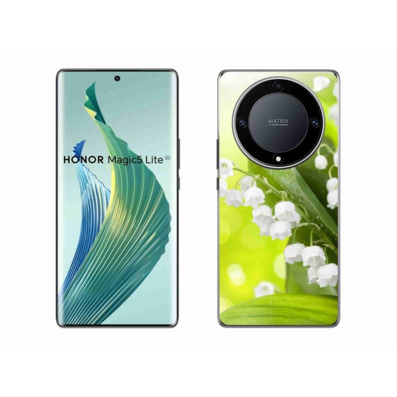 Gél borítás mmCase a Honor Magic 5 Lite 5G számára - lily of the valley