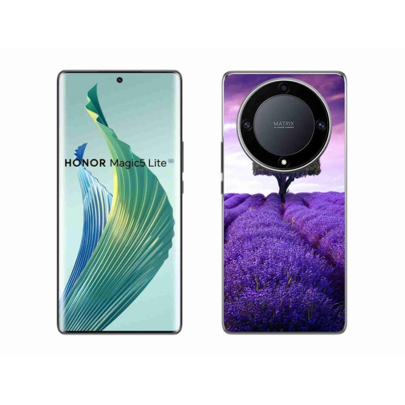 Gél védőhuzat mmCase a Honor Magic 5 Lite 5G készülékhez - levendula rét