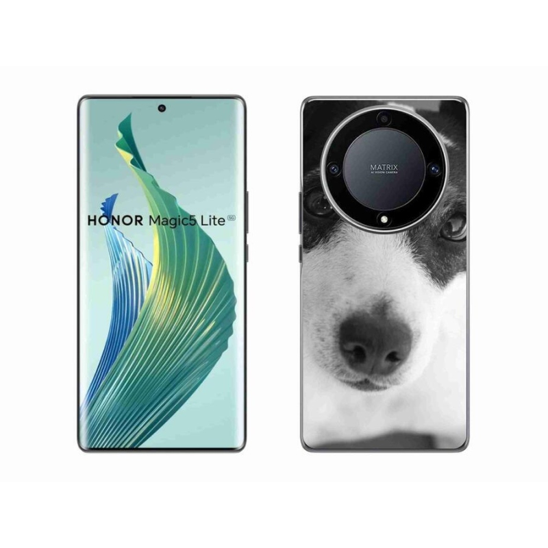 Gél borítás mmCase a Honor Magic 5 Lite 5G számára - kutya